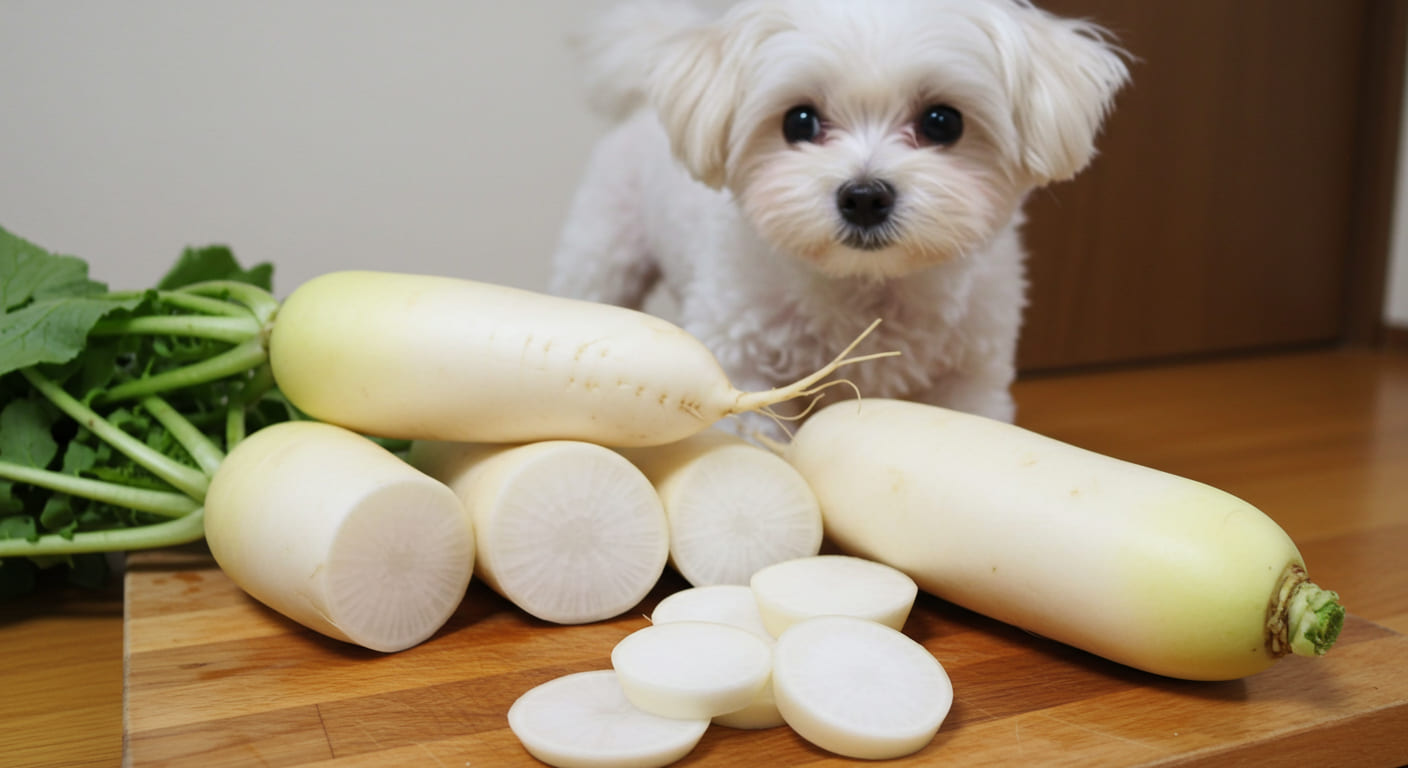 犬に大根はOK？おろし、葉など調理法と腎臓・甲状腺への影響について
