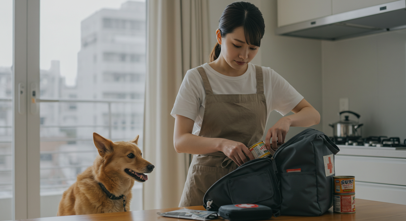 知っておきたい災害予防、災害発生時の愛犬のご飯問題を解説！