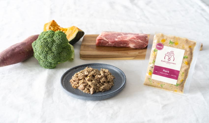 みきmama 30個 ココグルメ ポーク＆ブロッコリー 100g 冷凍】 ココグルメ ポーク＆ブロッコリー 100g【発注単位:5
