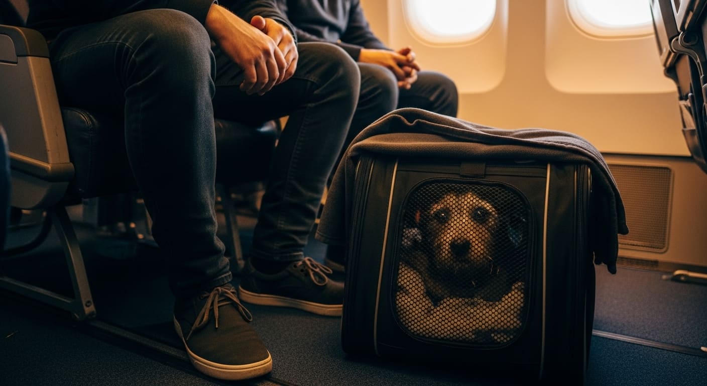 日本とは違う！海外における愛犬の空の旅