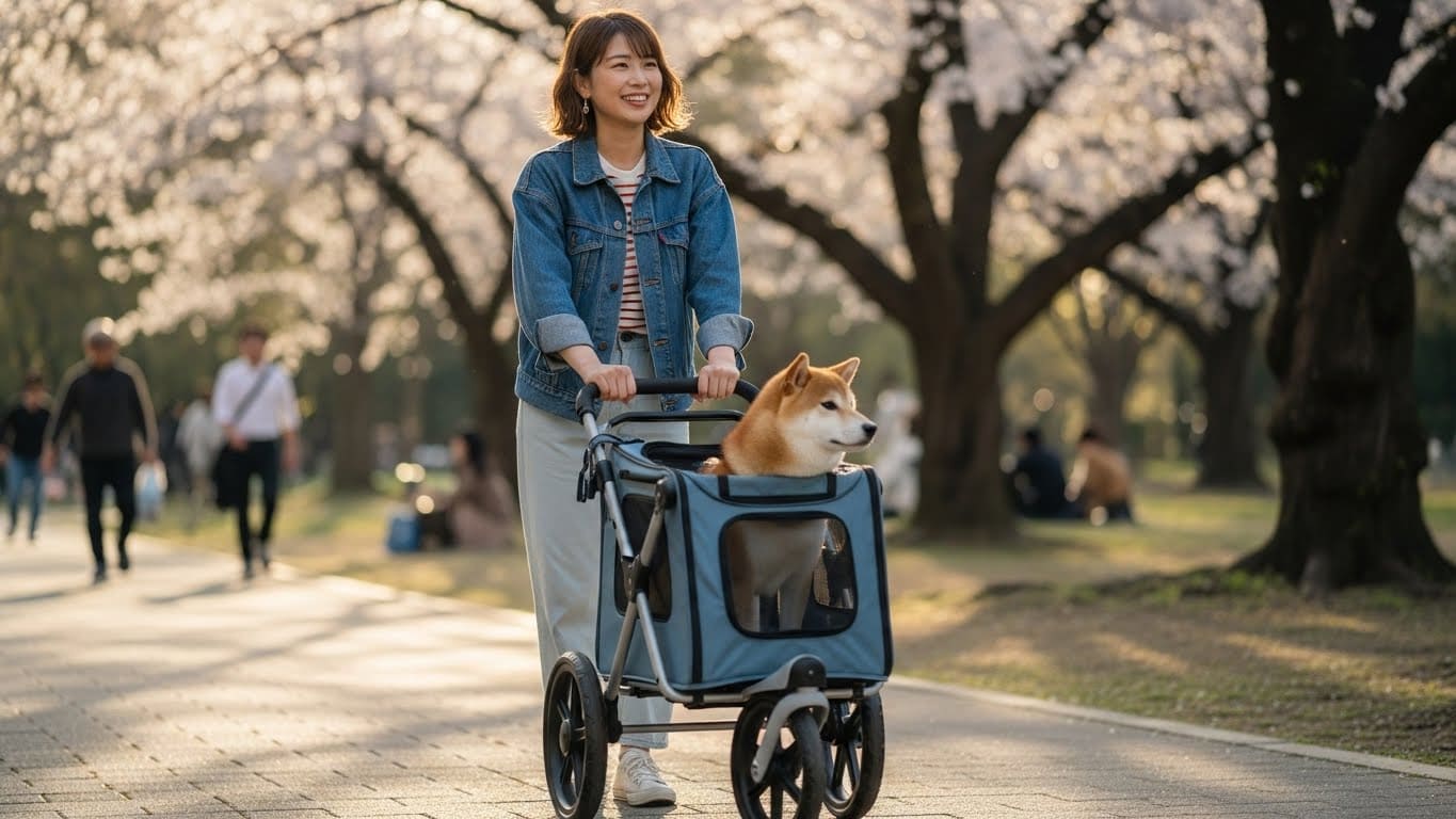 ペットカートは必要？愛犬との豊かな生活に、1台多役なペットカートがおすすめ！